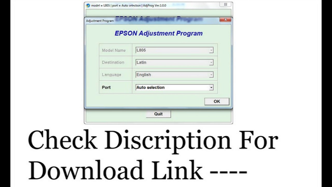 epson adjustment program key free